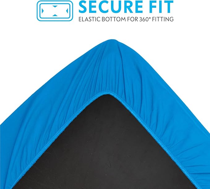 Paw Inspired Fitted Fleece Cage Liner Set for Ferret Nation, Critter Nation Single Unit (Bottom Pan Liner, Ramp Cover, Shelf Liner) for Ferrets, Rats, Chinchillas, Hedgehogs, Small Animals (Blue)