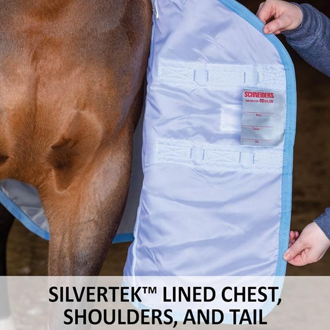 Schneiders Adjusta-Fit Mosquito Mesh Hybrid II Horse Fly Sheets | Ultimate Insect & UV Protection for Equine Comfort