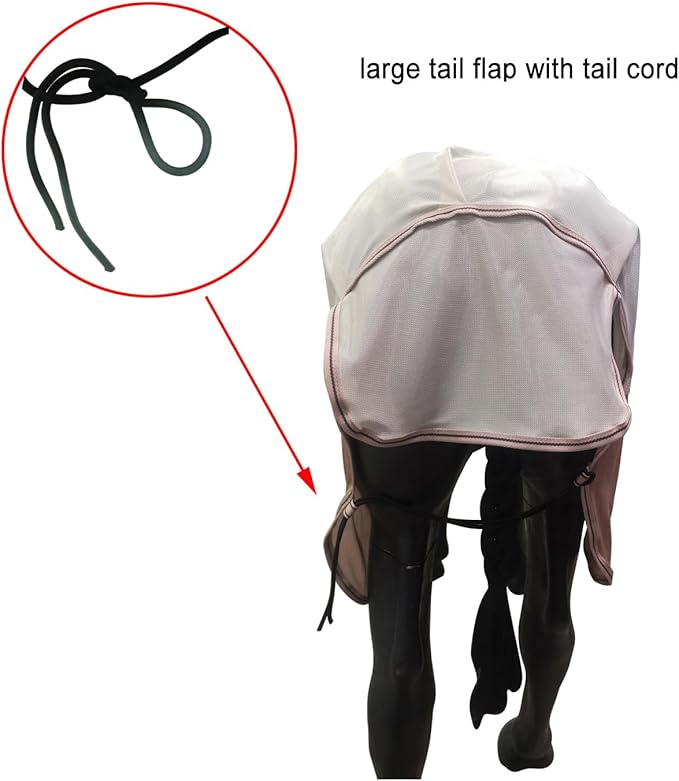 BARN & STABLE Breathable and UV Protective Tear-Resistant Mesh Horse Fly Sheet Comfy Equine Summer Sheet with Removable Web Leg Straps