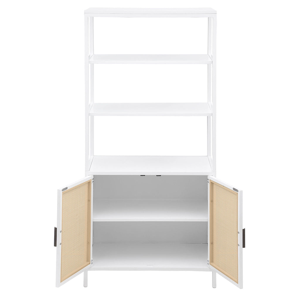 Kenneth - 3 Shelf Radio Weave Accent Cabinet