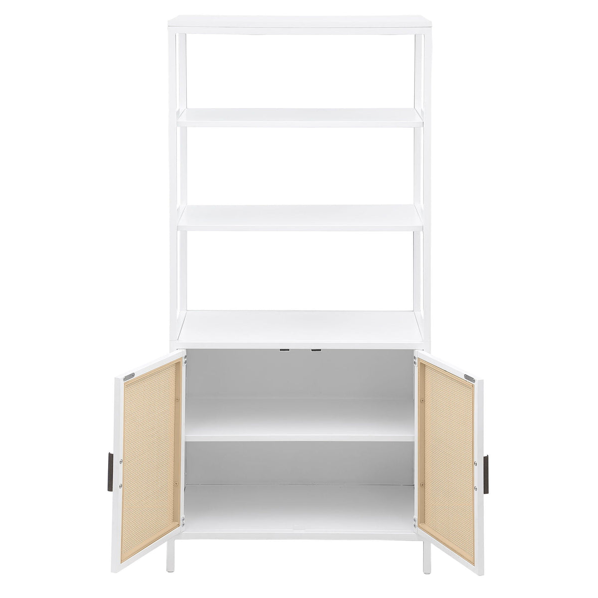 Kenneth - 3 Shelf Radio Weave Accent Cabinet