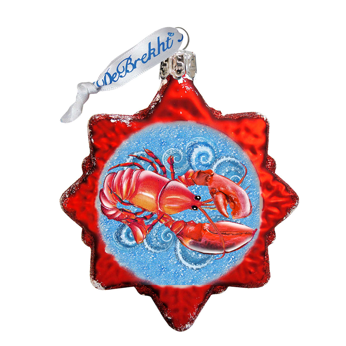 Lobster Mercury Glass Ornament by G. DeBrekht - Coastal Holiday Decor - 776280