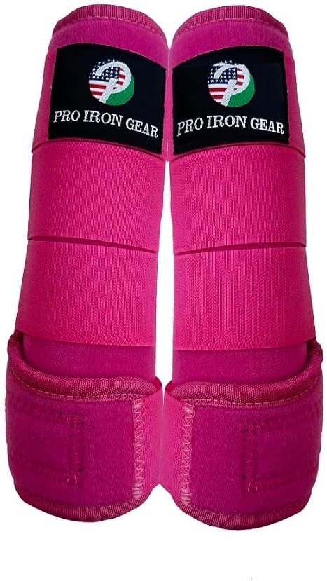 Horse Medicine Brushing Boots Leg Wraps Protection Gear Set of 2 and Set of 4 in 14 Colors