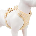 No Pull Dog Harness, Puppy Vest with Front Clip for Small Medium Large Sized Dog(Light Yellow,M)