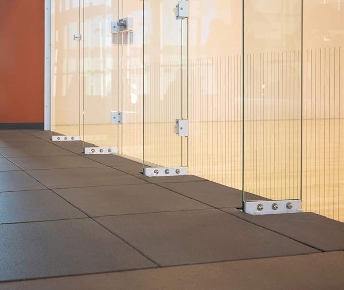 American Floor Mats - Extreme Rubber Gym Tiles 1 Inch Thick Colorful Superior Shock and Sound Absorbing 95% Tan 2' x Single Tile (Covers 4 Sq Ft)