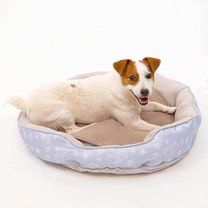 Paw Inspired Round Washable Pee Pads for Dogs (2 Pack), Reusable Puppy Pads, Waterproof Whelping Pads, Washable Training Pet Pads, Washable Potty Pads (17 inch Extra Small Size, Pack of 2)