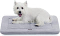 Made4Pets Dog Crate Pad Bed for Small Dogs, Washable & Reversible, Anti-Slip Kennel Mat for Cozy Sleeping, Soft Fluffy Dog Bed for Indoor & Outdoor Use, 24"x18", Gray
