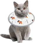 LOS ANDES Cat Recovery Collar, Adjustable Cat Protective Collar Alternative After Surgery, Protect Cat Neck Cones to Stop Licking Wound, Lightweight Elizabethan Collar for Kitten,Puppy