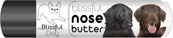 The Blissful Dog Flat-Coat Retriever Unscented Nose Butter - Dog Nose Butter, 0.15 Ounce