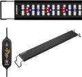 GLOWRIUM Aquarium Light, LED Full Spectrum Freshwater Fish Tank, infinitely dimmable, Fish Tank Light with auto-on/Off Timer (12-17 in)