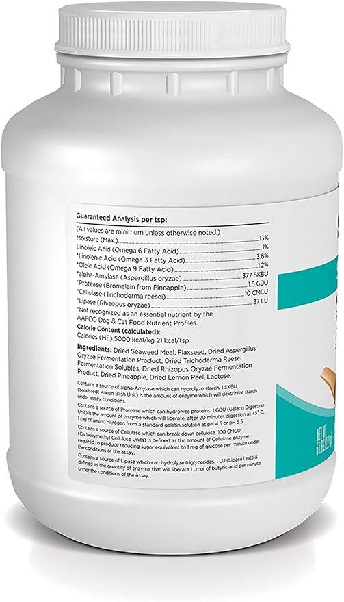 Solid Gold Cat & Dog Multivitamin Powder - Kelp Powder, Omega 3 & Vitamins for Dental, Digestive, Immune, Skin & Coat Health - Multi Vitamin for Dogs & Cats - Cat & Dog Food Additive Supplement - 5lb