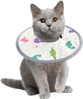 LOS ANDES Cat Recovery Collar - Adjustable Protective Alternative to Cat Neck Cones, Lightweight Elizabethan Collar for Kitten/Puppy