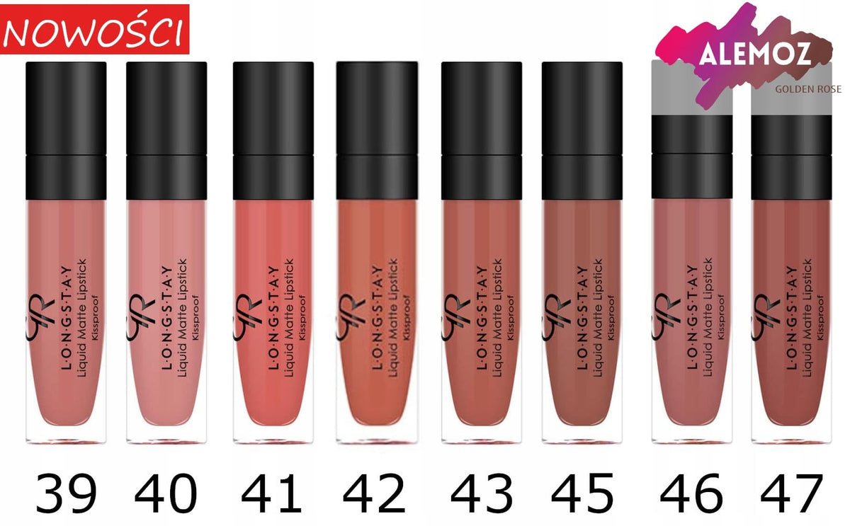 Golden Rose Matte Liquid Lipstick No:07 - Long Lasting Comfortable Lip Color