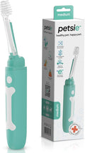 Dog Toothbrush | Innovative Eletrolytic Technology | Improves Oral Health & Reduces Bad Breath | No Vibrations & Silent Teeth Cleaning Brush | No Toothpaste Needed | Dog Teeth Cleaning Kit