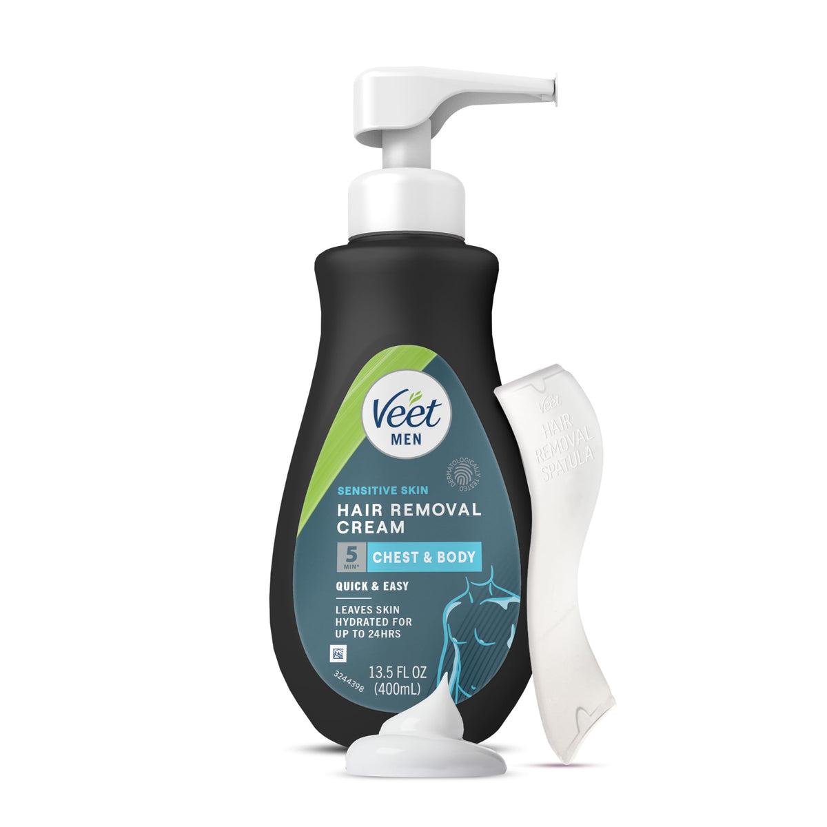 Veet Men Hair Removal Cream for Sensitive Skin 200ml - Quick Action