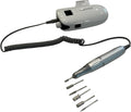 Warren London MaxPro 35K Dog Nail Grinder – 35,000 RPM Pro-Grade E-File w/ 6 Diamond & Sanding Bits, Quiet Low-Vibration Motor, Reversible Rotation, Corded/Cordless USB Fast-Charge
