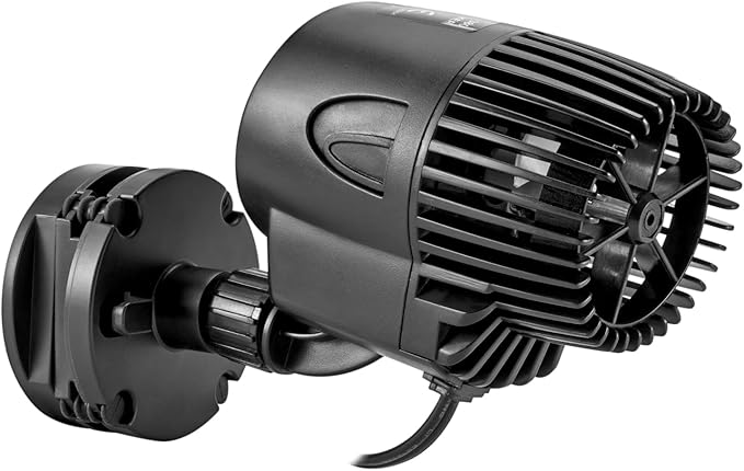 AQQA Wave Maker Pump, 2100GPH Aquarium Circulation Pump 360 Degree Rotatable Submersible Powerhead Pump with Magnet Suction Base for Marine and Freshwater Aquariums (15W)