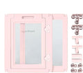 30.3“H 2PCS Extension Kit - Door+Panel, T-Buckles for Compartment, Expandable Clear Dog Play Pen Acrylic Dog Playpen Indoor,for Puppy Cat Bunny Small & Medium Dogs (Pink-30.3" H, 2PCS)