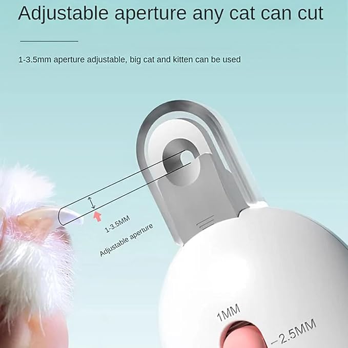 Celery Pets Nail Clippers, 2Pcs Adjustable Claw Clippers for Cats, Safe Pet Claw Clipper Grooming Tool for Small & Large Cat & Dog