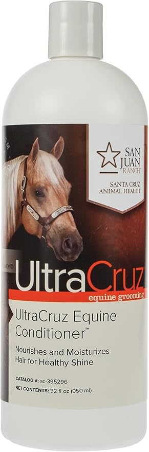 UltraCruz Equine Horse Shampoo, Conditioner and Show Polish Bundle, 32 oz Each