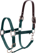 Equinavia Loki Adjustable Breakaway Horse Halter - Hunter Green - Warmblood