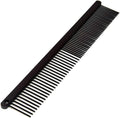 Ryan's Pet Supplies Paw Brothers Greyhound Style Comb for Dogs, Professional Grade Grooming Tool, Remove Knots and Tangles, True Teflon, Fine/Coarse, Ergonomic Handle, 7.5in