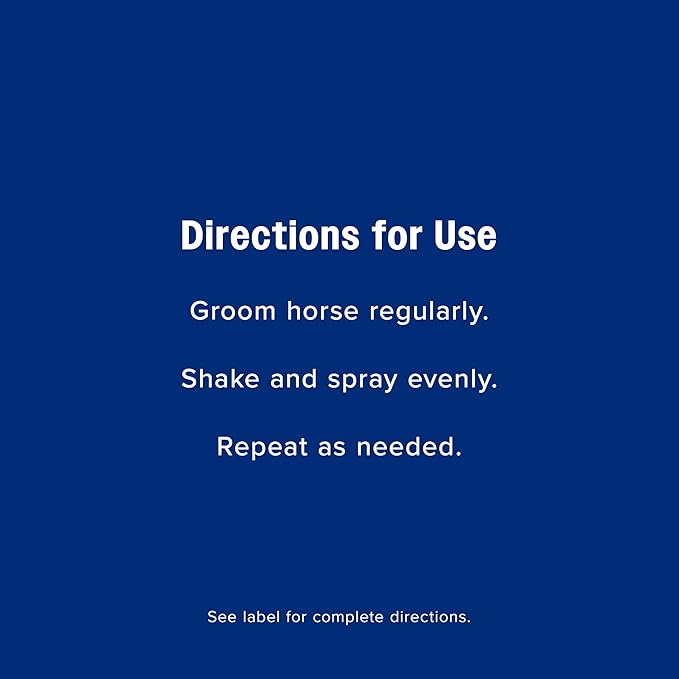 Farnam Endure Sweat-Resistant Fly Spray for Horses, Lasts Up to 14 Days, Protects Against Flies, Gnats, Mosquitoes, Ticks & Lice, 32 oz.