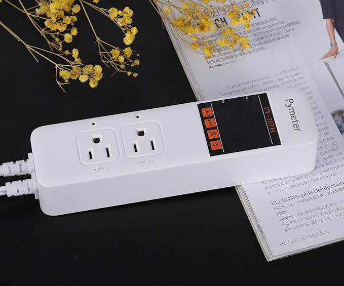 Temperature and Humidity Controller Reptile Mushroom Greenhouse Thermostat Pre Wired Dual Controlled Outlets Heater Fridge Humidifier Dehumidifier