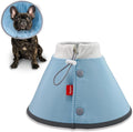 Agape Soft Dog Cone for Small Dogs & Cats, Comfy Dogs Recovery Collar After Surgery, Adjustable E Collar Alternative to Stop Licking, Protective Elizabethan Collars for Pup, Comfortable Dog Cones
