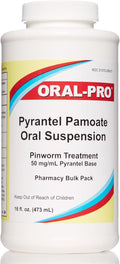Aurora 50Mg/Ml Oral Pro Pyrantel Pamoate Oral Suspension, 16 Ounce, Vanilla Flavor