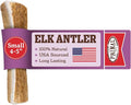 Primal Antlers for Dogs, Grade A Split Elk Antlers for Small Canines up to 15 lb, Natural Chews for Aggressive Chewers, Naturally Shed, Long Lasting Dog Bones, 1 ct
