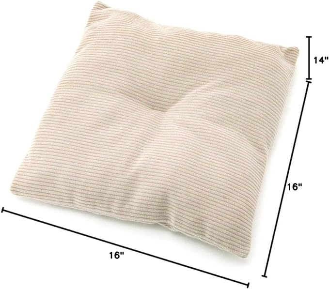 Best Pet Supplies Pet Tent-Soft Bed for Dog and Cat Beige Corduroy, 16" x 16" x H:14"