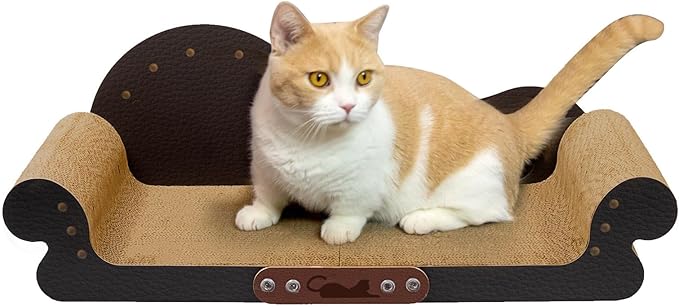 Cat Scratcher Couch Cat Scratching Bed Large Cat Scratcher Bed Cat Lounge Bed Scratching Pad for Indoor Cats