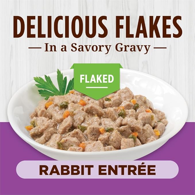 Instinct Flaked Entrée Wet Canned Cat Food - Rabbit, 3 oz. Cans (Pack of 24)