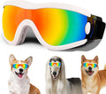 Medium Dog Sunglasses with Adjustable Strap UV Protection, Winproof Puppy Sunglasses, Suitable for Dogs Eyes Protection，Soft Dog Goggles