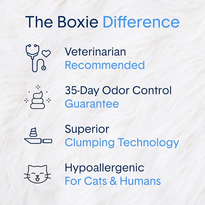 Boxie® Extra Strength Cat Litter, Lightweight 35-Day Odor Control, Clumping, 16.5lb