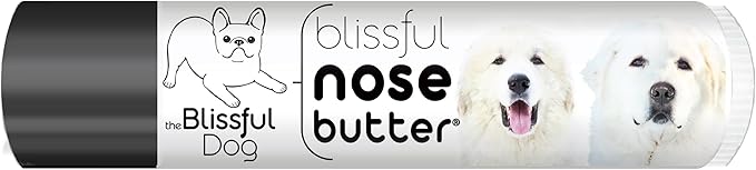 The Blissful Dog Great Pyrenees Unscented Nose Butter - Dog Nose Butter, 0.15 Ounce