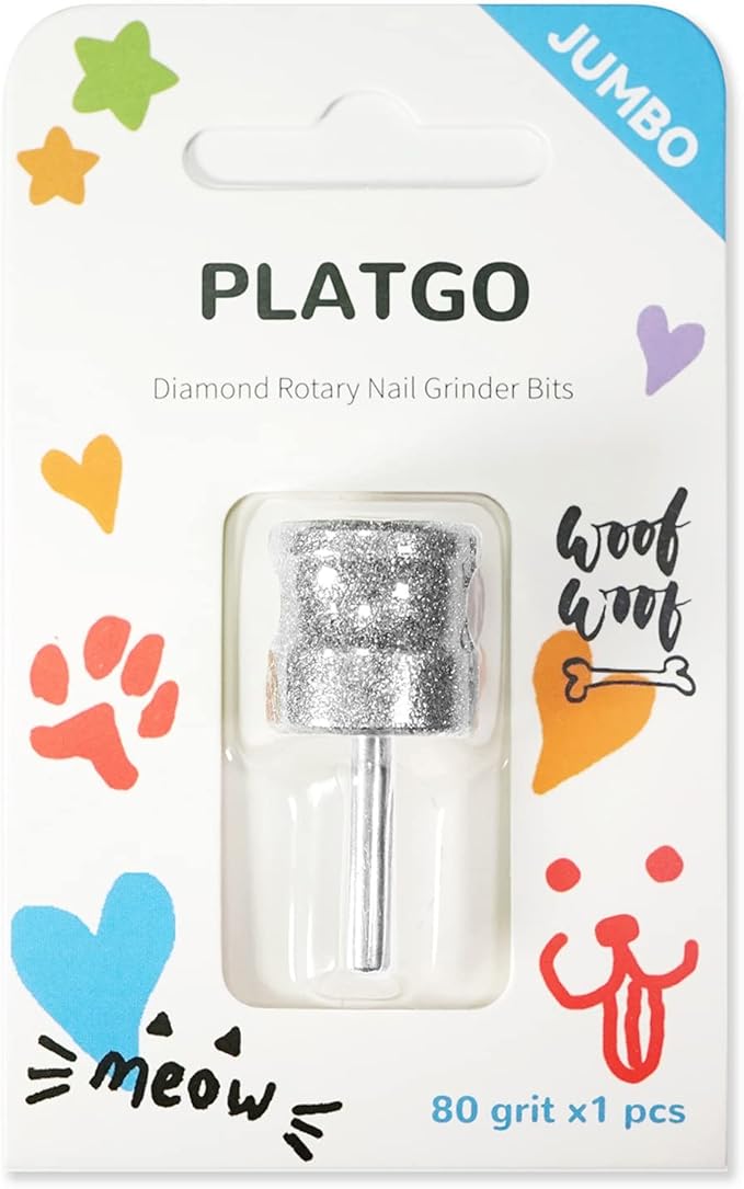 Diamond Dog Nail Grinder for Dremel, Diamond Bit for Big Dog&Pets Nail Care, 1/8'' Nail Dremel Tool for Dogs, for Animals Nail Care & Home Grinder Tools