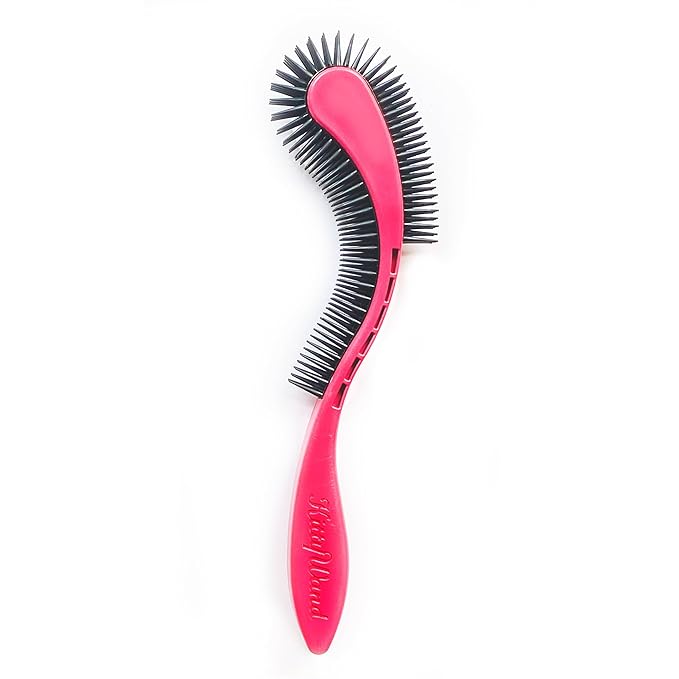 (Pink) Designed for Comfort, Created for Results. This innovative grooming brush features multi contoured bristles that gently adapt to your cats body for a stress-free brushing experience.
