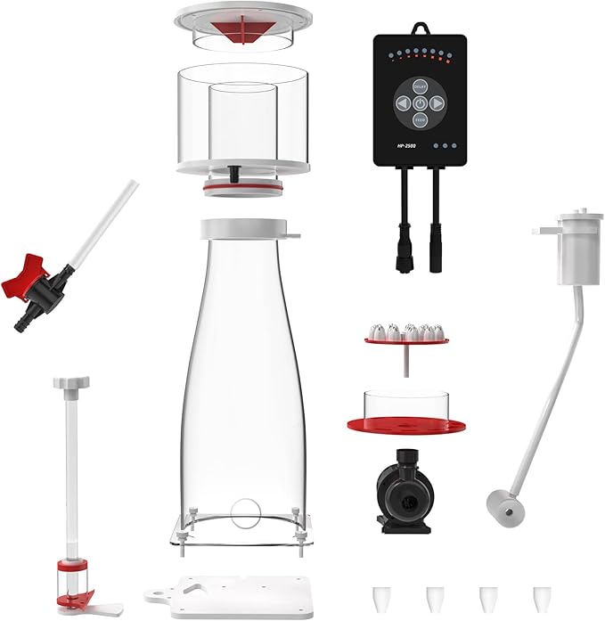 MagTool Aquarium in-Sump DC Protein Skimmer, with Controllable DC Pinwheel Pump for Up to 135-185Gal Reef Tank (N170 Plus)