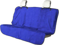 Back Seat Cover for Car Trucks Van SUV,Waterproof Rear Bench Towel Seat Covers for Dogs and Kids,Automotive Backseat Protector (Blue)