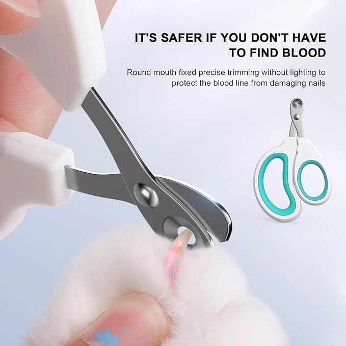 Cat Specific Nail Clipper, Avoiding Excessive Cutting, Suitable for Beginners. It Can Also be Used for Small Animals Such as Birds, Hamsters, Rabbits, Hedgehogs, Ferrets, Guinea Pigs, Etc.