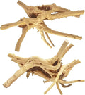 Natural Large Spiderwood Driftwood for Aquarium Decor Rptile Fish Tank Decoration Assort Branch 11-14'' 2 Pcs