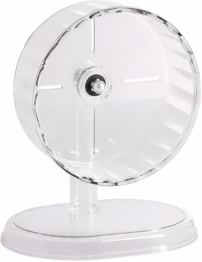 Silent Hamster Wheel – 7 Inch Syrian Hamster Running Wheel, Anti-Skid & Height Adjustable, Easy to Clean (7.1inch)