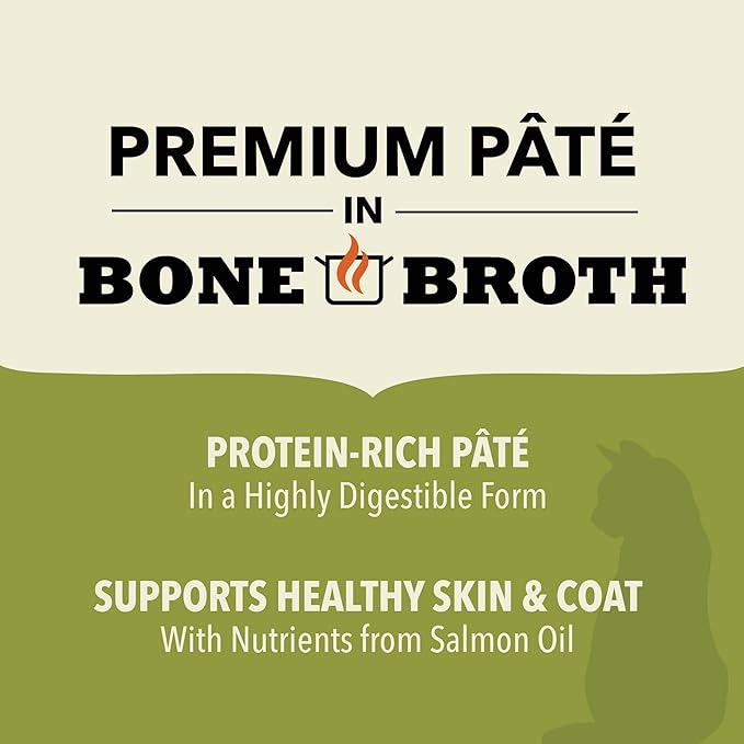 ACANA Premium Pate Kitten Wet Cat Food in Bone Broth Chicken + Tuna Recipe 5.5oz Cans (6 Count)