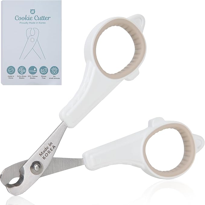 Cat Nail Clipper - Extra Sharp & Thin Blades for Indoor Cats, Small Dogs and Any Small Pets - Expertly Crafted in Korea