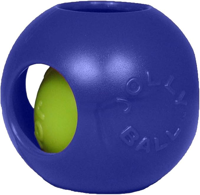 Jolly Pets Teaser Ball Dog Toy, Extra Large/10 Inches, Blue (1510 BL)