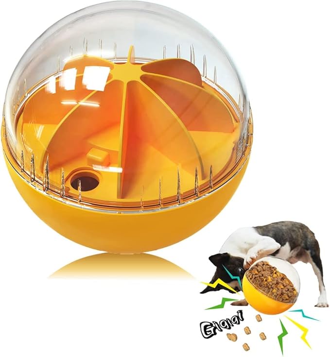 Treat Dispensing Dog Toys - Puzzle & Slow Feeder Ball for Large, Medium & Small Dogs, Mentally Stimulating Enrichment Toys