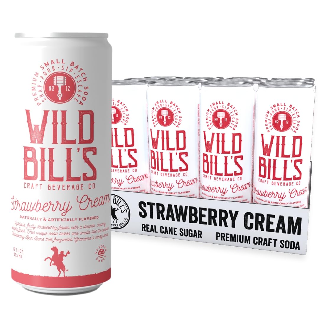 Wild Bill's Strawberry Cream (12oz) 12-Pack