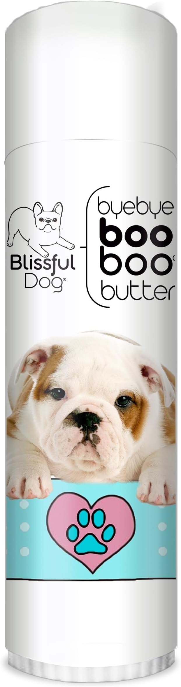 The Blissful Dog .50 oz Tube Bulldog Booboo Butter